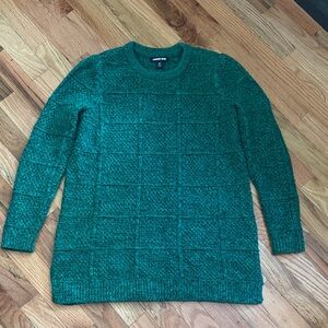 Lands' End Emerald Knit Sweater Size Medium (10-12)